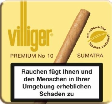 Villiger Premium No10 Sumatra Zigarillosigarillos